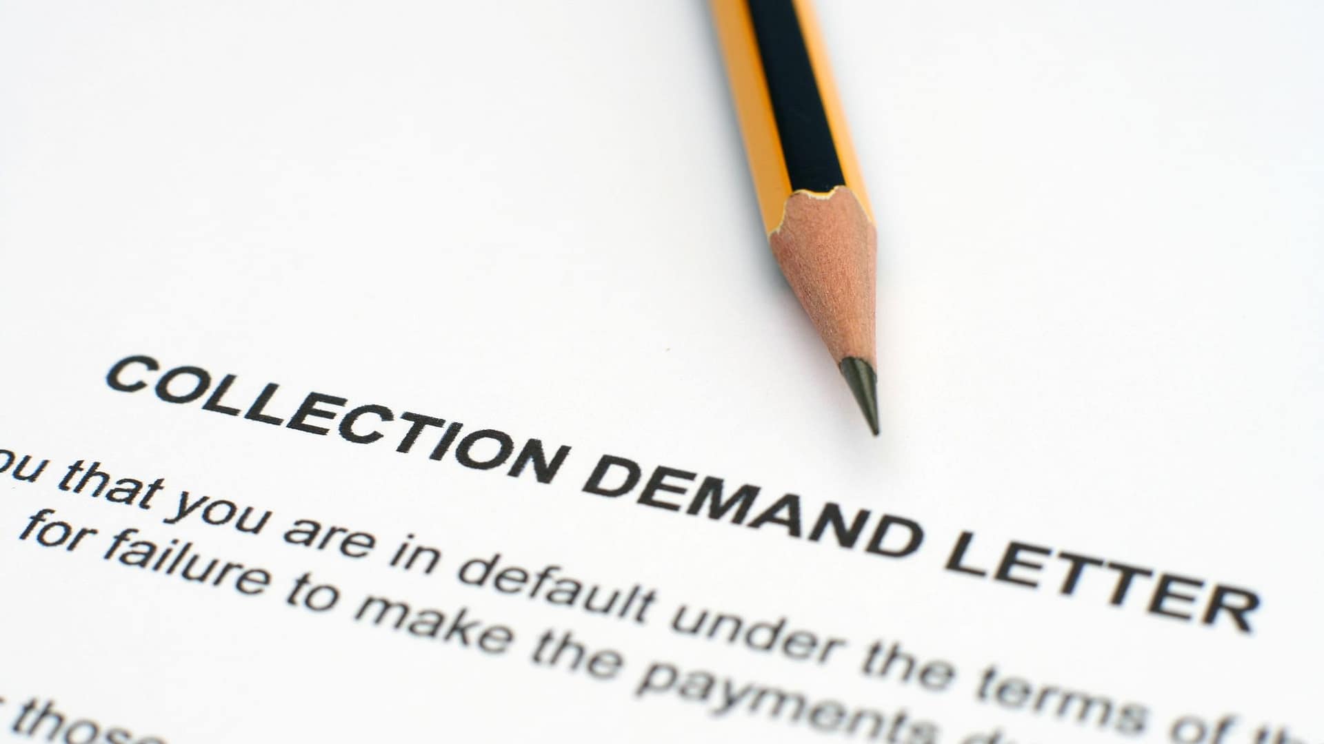 Collection Demand Letter in Texas
