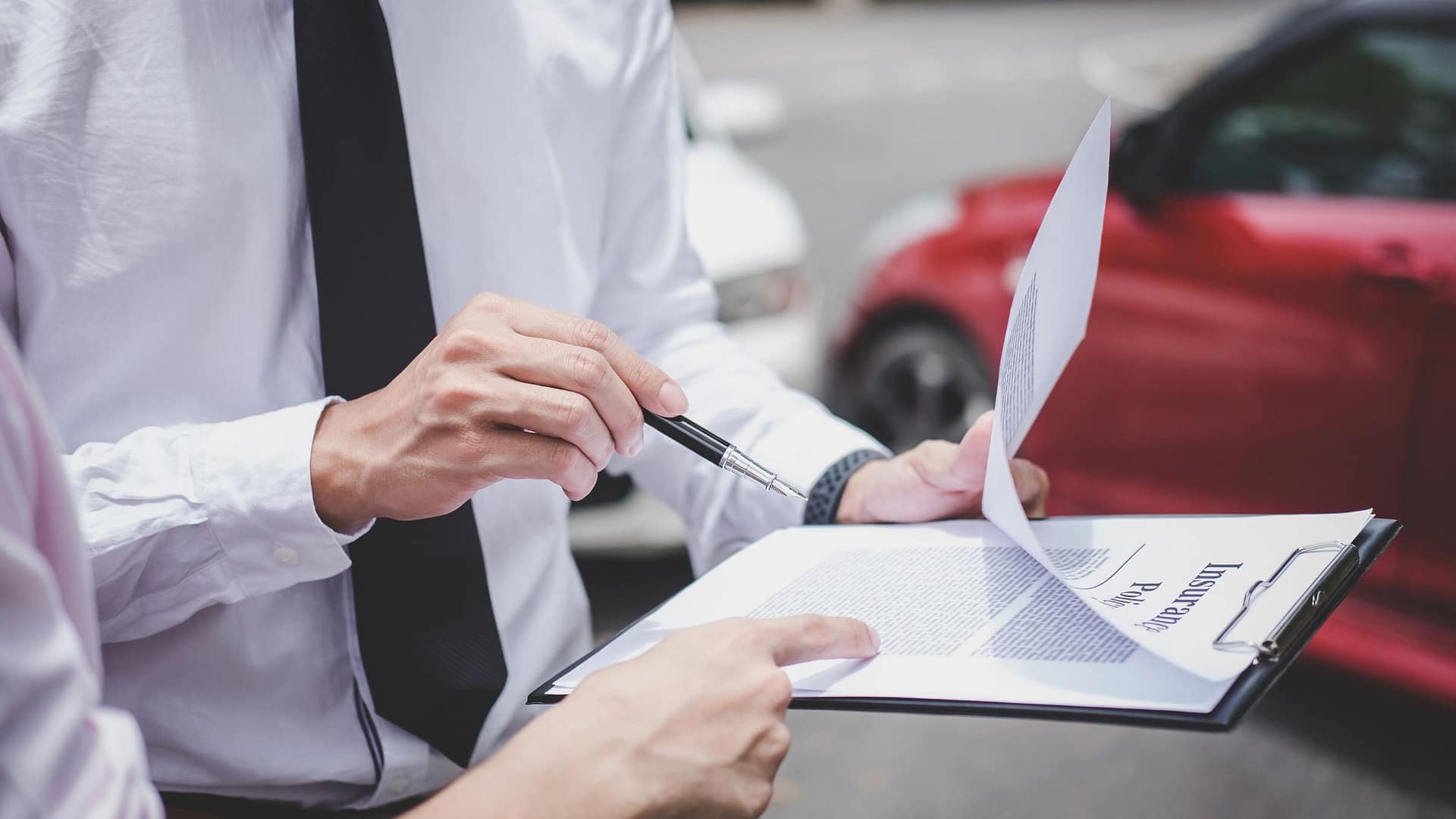 insurance claim form after an accident