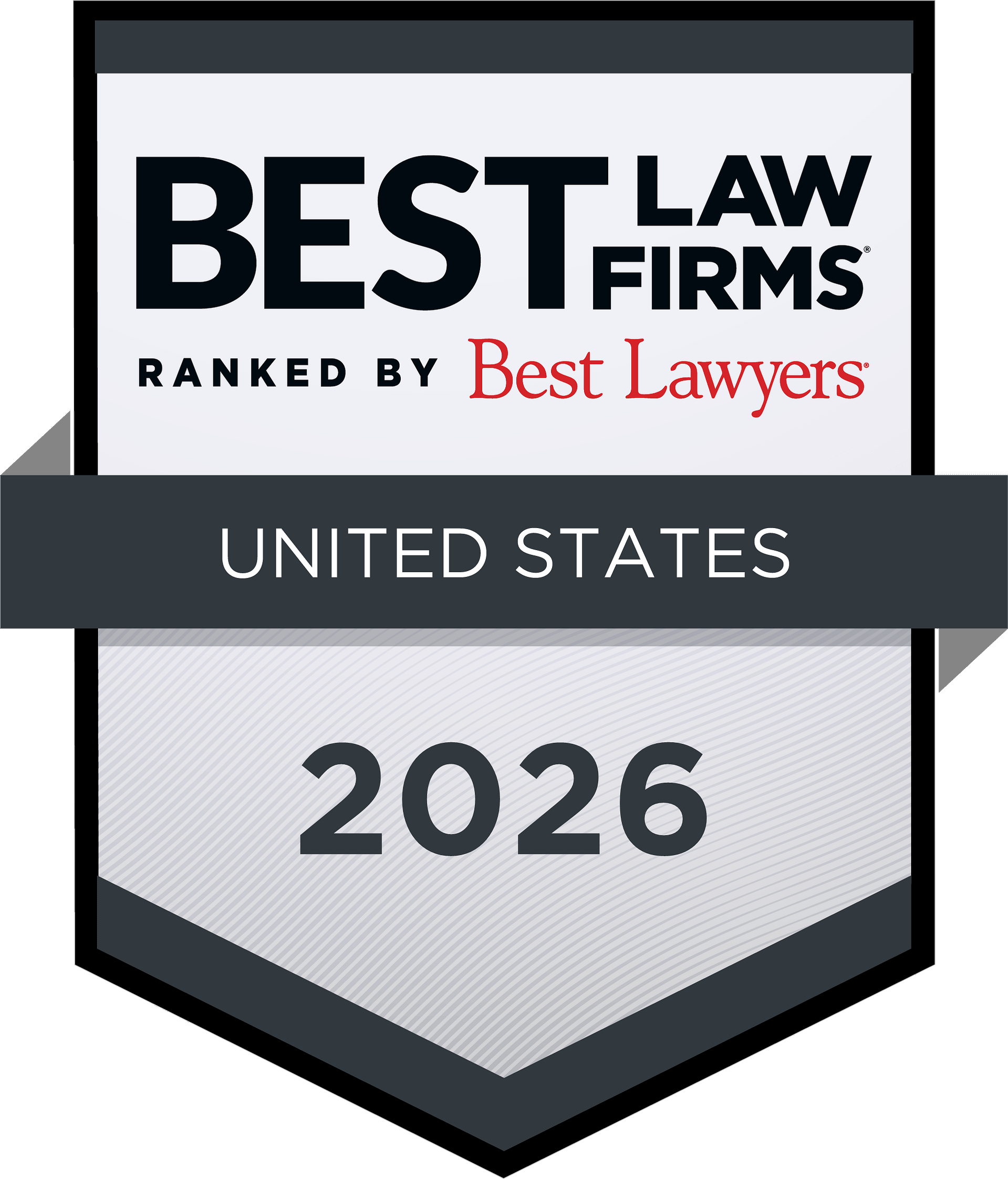 Thompson Law recognized among the Best Law Firms in the United States for 2026 by Best Lawyers®, honoring excellence in personal injury representation.