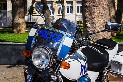 Police motorcycle