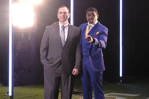 Former Dallas Cowboys WR Michael Irving and Ryan The Lion Thompson