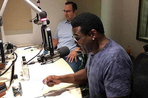Former Dallas Cowboy Michael Irvin Stands With Thompson Law Against Drunk Driving 2 Michael Irvin Talks Truck Wrecks