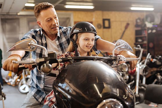 Legal Age for a Child to Ride on the Back of a Motorcycle