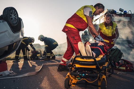 What Is The Good Samaritan Law? 2 person ambulance car accident. The Good Samaritan Law.