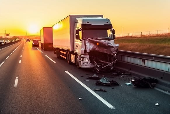Qué hacer después de un accidente de camión en Texas 2 Accidente con camión en la carretera. Qué hacer después de un accidente de camión en Texas