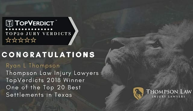 Ryan L.Thompson, de Thompson Law, entra en la lista de los 20 principales de TopVerdict 2 Ryan Thompson ha sido incluido en la lista de los 20 mejores acuerdos de TopVerdict
