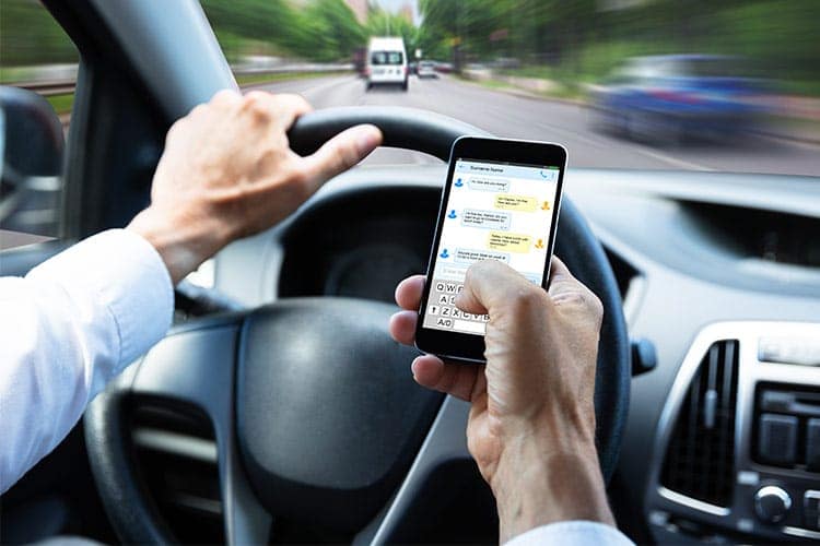 Texting while driving